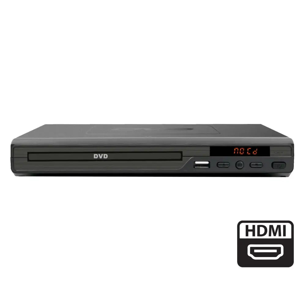 HDMI DVD Player (Black) w/ Remote Control Compact Size 8 Languages - Audio & Video > TV Accessories