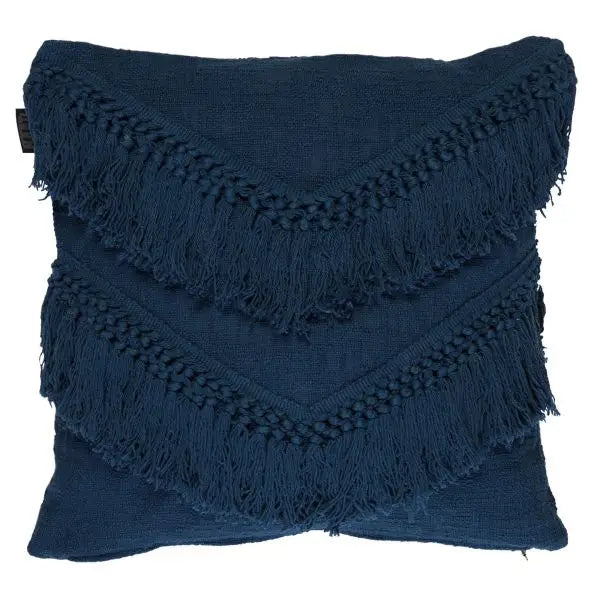 Heather Filled Cotton Blue Cushion by Bedding House - Home & Garden > Decor > Cushions & Throws