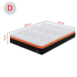 Heavenly Double Size Memory Foam Medium-Firm Feel 31cm Mattress - Furniture > Mattresses
