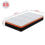 Heavenly King Single Size Memory Foam Medium-Firm Feel 31cm Mattress - Furniture > Mattresses