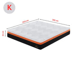 Heavenly King Size Memory Foam Medium-Firm Feel 31cm Mattress - Furniture > Mattresses