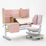Height Adjustable Children Kids Ergonomic Study Desk Chair Set 120cm Pink AU - Baby & Kids > Kid’s Furniture
