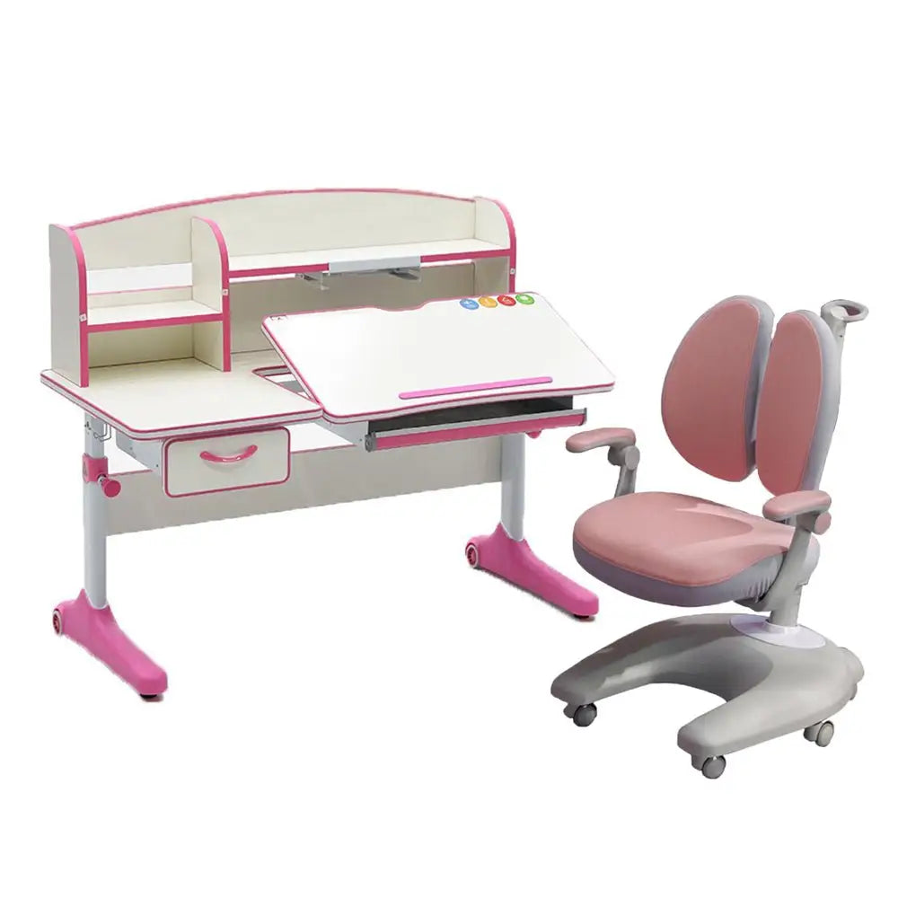 Height Adjustable Children Kids Ergonomic Study Desk Chair Set 120cm Blue AU - Baby & Kids > Kid’s Furniture