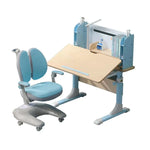 Height Adjustable Children Kids Ergonomic Study Desk Chair Set 80cm Blue AU - Baby & Kids > Kid’s Furniture
