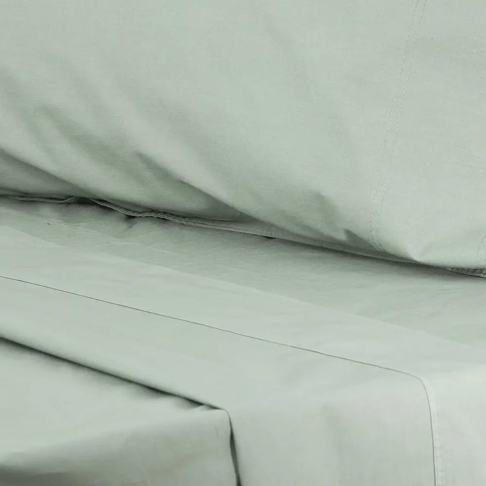 Helena Vintage Stone Washed Cactus Sheet Set by Renee Taylor King - Home & Garden > Bedding > Bed Sheets