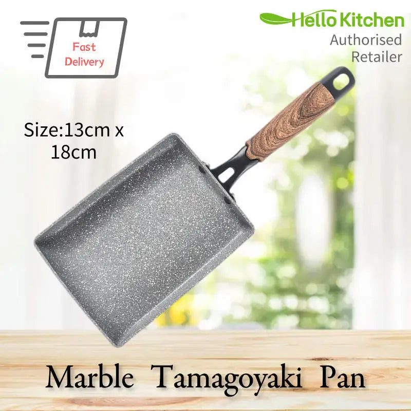 Hello Kitchen Marble Non-stick Tamagoyaki Fry Pan - Home & Garden > Kitchenware