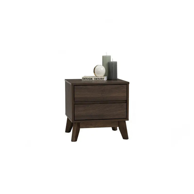 Hirado Bedside Table - Cocoa - Furniture > Bedroom > Bedside Tables