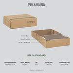 Hirado Bedside Table - Cocoa - Furniture > Bedroom > Bedside Tables