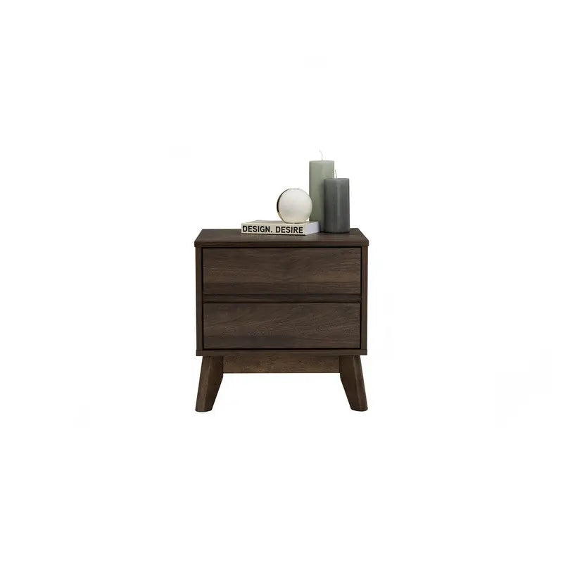 Hirado Bedside Table - Cocoa - Furniture > Bedroom > Bedside Tables