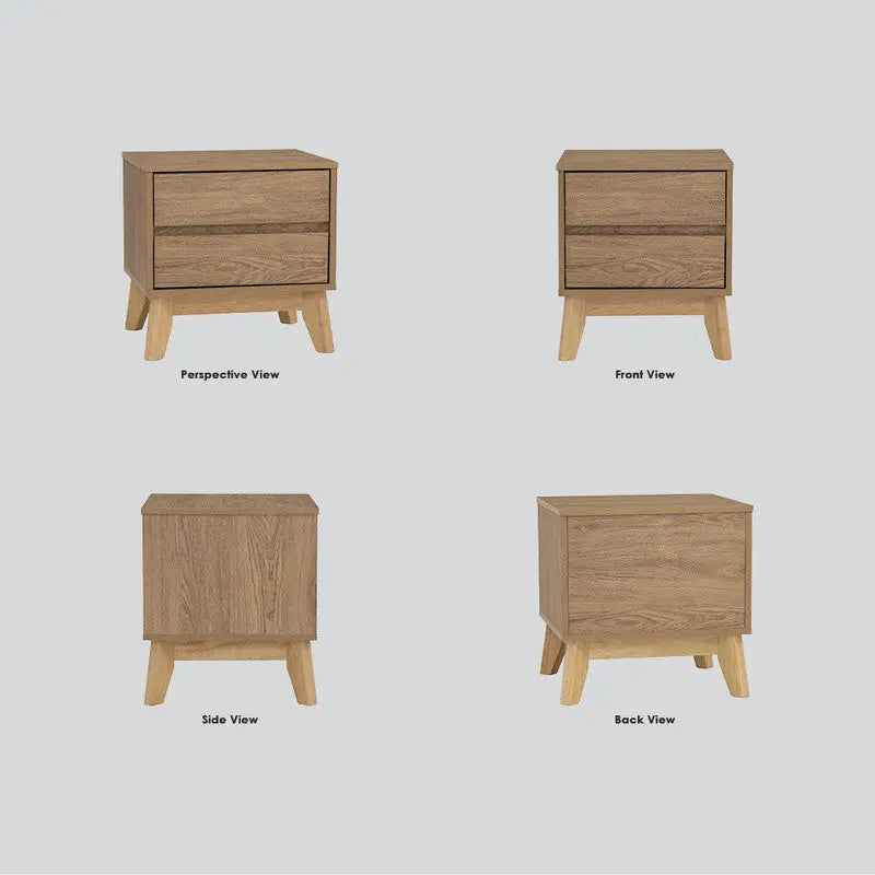 Hirado Bedside Table - Natural - Furniture > Bedroom > Bedside Tables