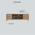 Hirado Entertainment TV Unit - Cocoa - Furniture > Living Room > TV Units