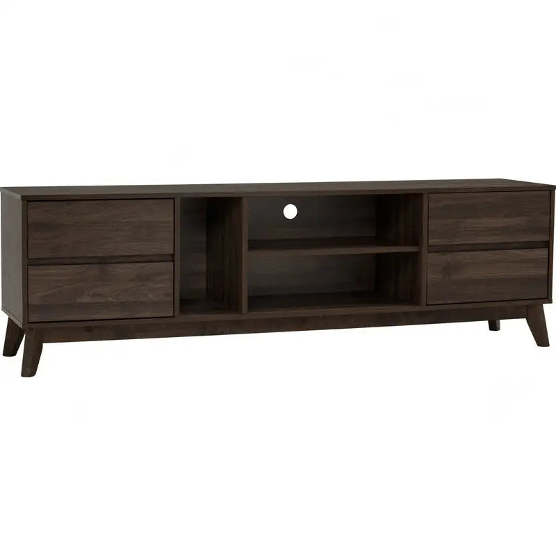 Hirado Entertainment TV Unit - Cocoa - Furniture > Living Room > TV Units