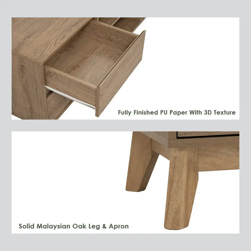 Hirado Entertainment TV Unit - Cocoa - Furniture > Living Room > TV Units