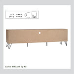 Hirado Entertainment TV Unit - Cocoa - Furniture > Living Room > TV Units