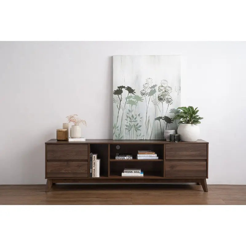 Hirado Entertainment TV Unit - Cocoa - Furniture > Living Room > TV Units