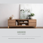 Hirado Entertainment TV Unit - Natural - Furniture > Living Room > TV Units