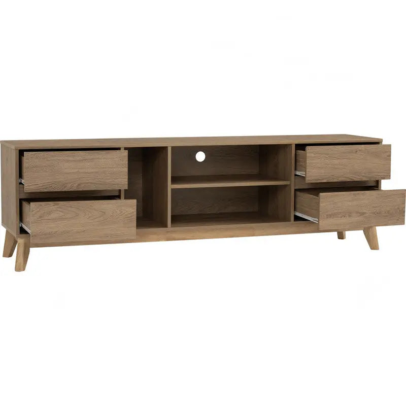 Hirado Entertainment TV Unit - Natural - Furniture > Living Room > TV Units