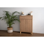 Hirado Sideboard Hallway Table Shoe Cabinet - Natural - Furniture > Living Room > Shoe Storage