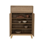 Hirado Sideboard Hallway Table Shoe Cabinet - Natural - Furniture > Living Room > Shoe Storage