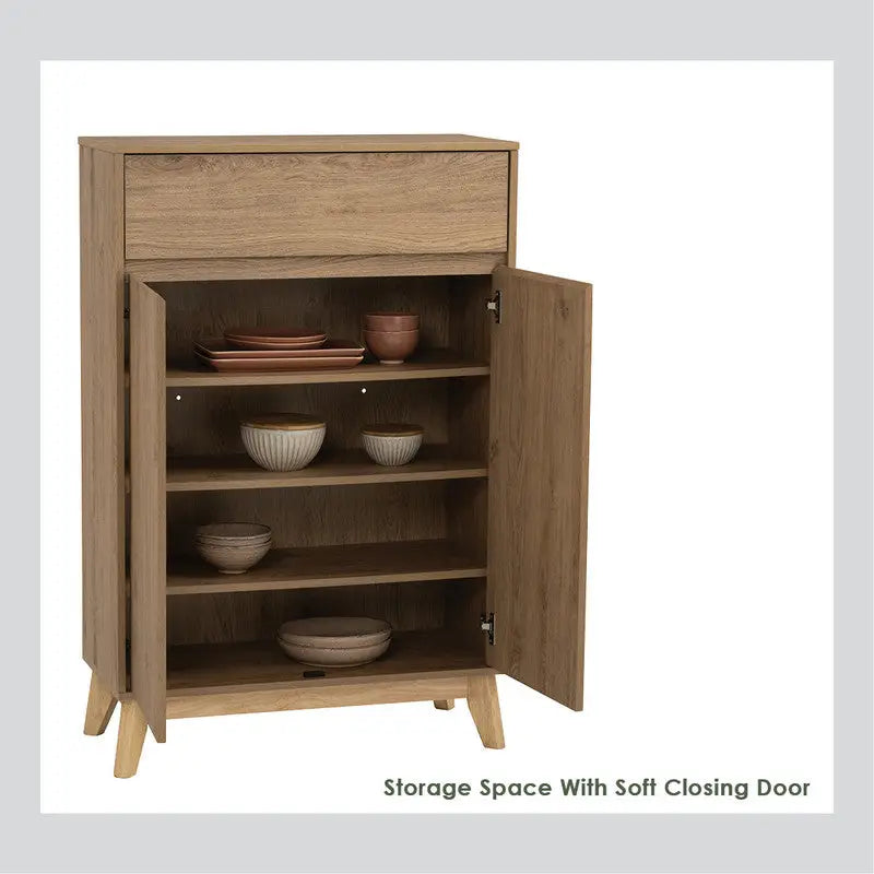Hirado Sideboard Hallway Table Shoe Cabinet - Natural - Furniture > Living Room > Shoe Storage