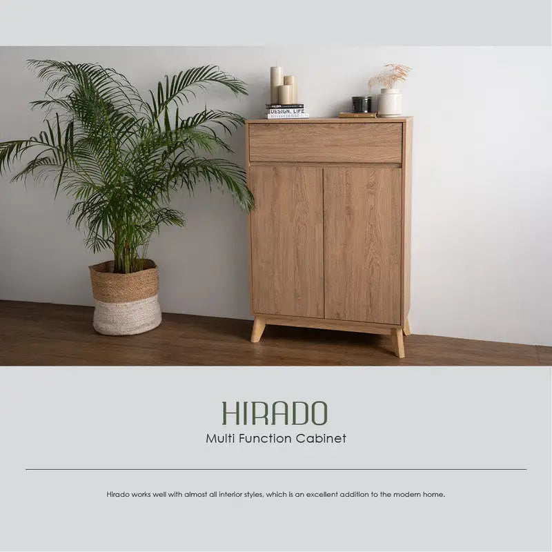 Hirado Sideboard Hallway Table Shoe Cabinet - Natural - Furniture > Living Room > Shoe Storage