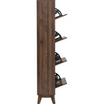 Hirado Tall Shoe Cabinet - Cocoa - Furniture > Living Room > Shoe Storage