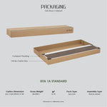 Hirado Tall Shoe Cabinet - Cocoa - Furniture > Living Room > Shoe Storage