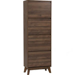 Hirado Tall Shoe Cabinet - Cocoa - Furniture > Living Room > Shoe Storage