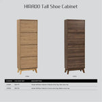 Hirado Tall Shoe Cabinet - Cocoa - Furniture > Living Room > Shoe Storage