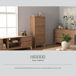 Hirado Tall Shoe Cabinet - Natural - Furniture > Living Room > Shoe Storage