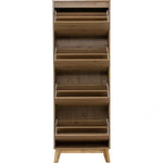 Hirado Tall Shoe Cabinet - Natural - Furniture > Living Room > Shoe Storage