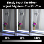 Hollywood LED Makeup Mirror with Smart Touch Control and 3 Colors Dimmable Light (72 x 56 cm) - Health & Beauty >