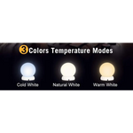Hollywood Vanity Style LED Makeup Lights Mirror with 3 Color Modes Lights with 10 Dimmable Bulbs (Mirror Not Include)