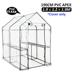 Home Ready Garden Greenhouse Shed PVC Cover Only Apex 190cm - Home & Garden > Green Houses