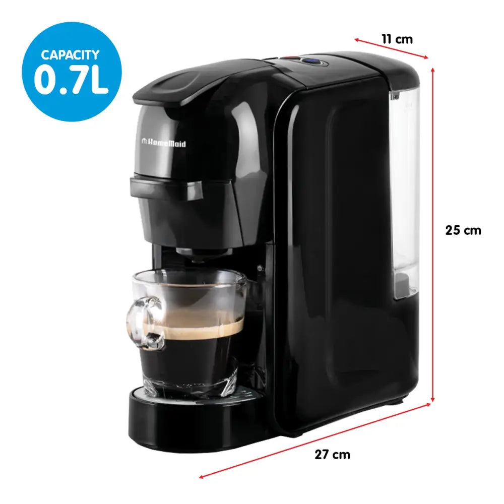 Homemaid 3-in-1 Cm511hm Coffee Multi Capsule Pod Machine - Appliances > Kitchen Appliances
