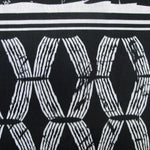 Homeport Kenya Black Printed Geometric Quilt Cover Set Double - Home & Garden > Bedding