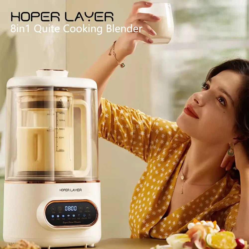 Hoper Layer 8in1 Quite Cooking Blender with Silent Shield 24H Preset Self-Cleaning AU Model - Appliances > Kitchen