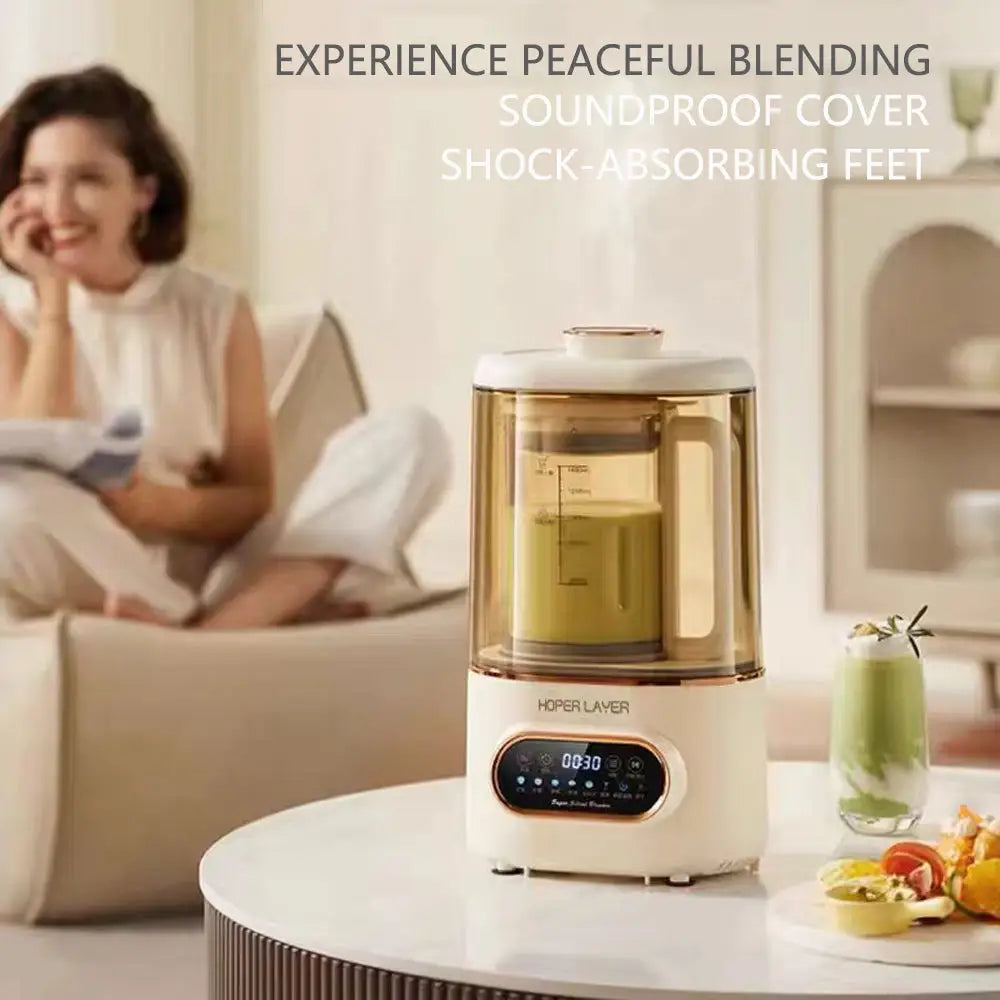 Hoper Layer 8in1 Quite Cooking Blender with Silent Shield 24H Preset Self-Cleaning AU Model - Appliances > Kitchen