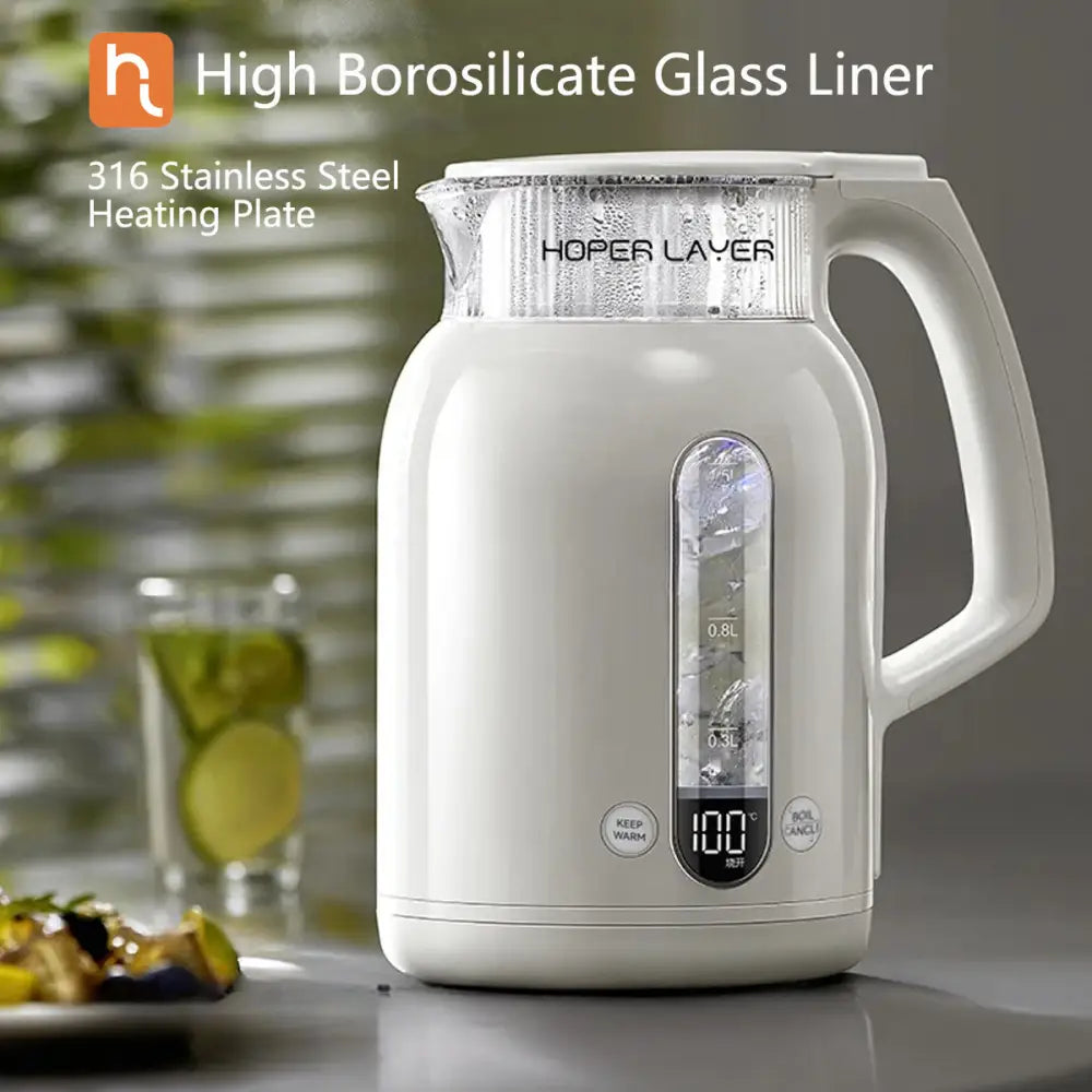 Hoper Layer Insulation Electric Kettle 1.5L 1500W Water Boiler K15-G1 - Appliances > Kitchen Appliances > Kettles