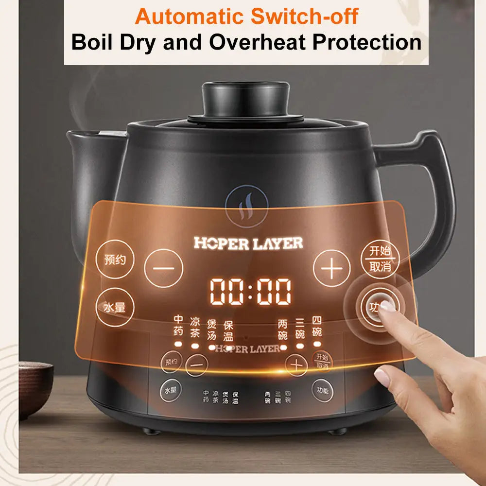 Hoper layer Multifunctional Kettle Smart Medicinal Pot AU Version SAA Approvals - Appliances > Kitchen Appliances >