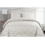 Hotel Living Eli Jacquard Comforter Set King White - Home & Garden > Bedding