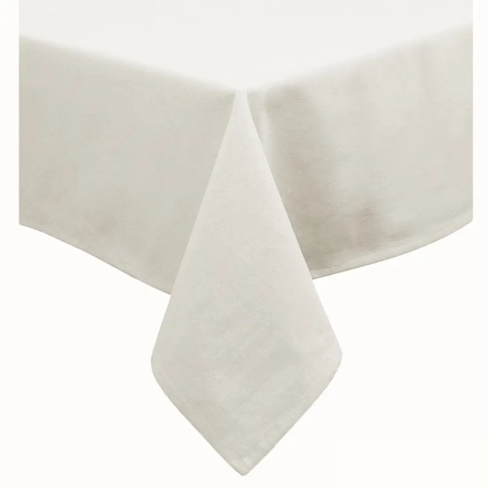 Hoydu Cotton Blend Table Cloth 150cm x 225cm - MARSHMALLOW - Home & Garden > Kitchenware