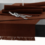 Hoydu Cotton Ribbed Table Runner 45cm x 150cm - COPPER - Home & Garden > Kitchenware