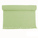 Hoydu Set of 2 - Cotton Ribbed Placemats - REED GREEN - Home & Garden > Kitchenware