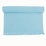 Hoydu Set of 2 - Cotton Ribbed Table Placemats Sky Blue - Home & Garden > Kitchenware