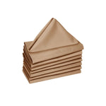Hoydu Set of 8 Cotton Napkins Sand - Home & Garden > Kitchenware