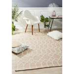 Hudson 805 Nude by Rug Culture - 280X190CM - RECTANGLE - Home & Garden > Rugs > Floor Rugs