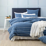 Hudson Blue Vintage Washed Cotton Chenille European Pillowcase by Renee Taylor - Home & Garden > Bedding > Pillowcases
