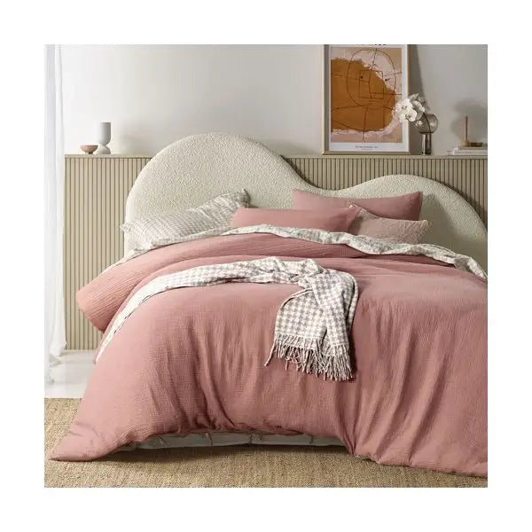 Hugo Clay Quilt Cover by Vintage Design Homeware King - Home & Garden > Bedding > Duvet Covers