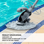 HydroActive Automatic Swimming Pool Vacuum Cleaner Leaf Eater Turtle - Home & Garden > Pool & Accessories